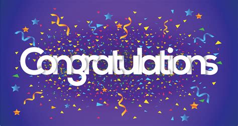 Congratulations to the .